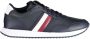 Tommy Hilfiger Plateausneakers RUNNER EVO LTH MIX ESS vrijetijdsschoen halfschoen veterschoen met zijstrepen - Thumbnail 1
