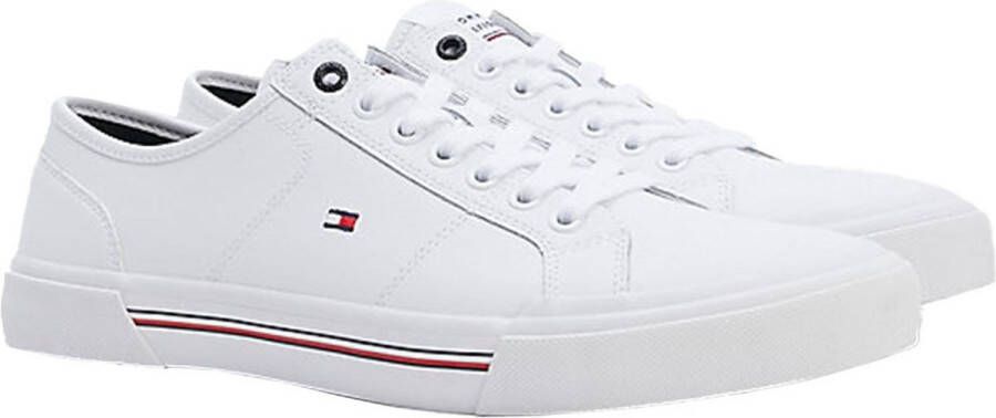 Tommy Hilfiger Core Corporate Vulc Sneakers Wit Man