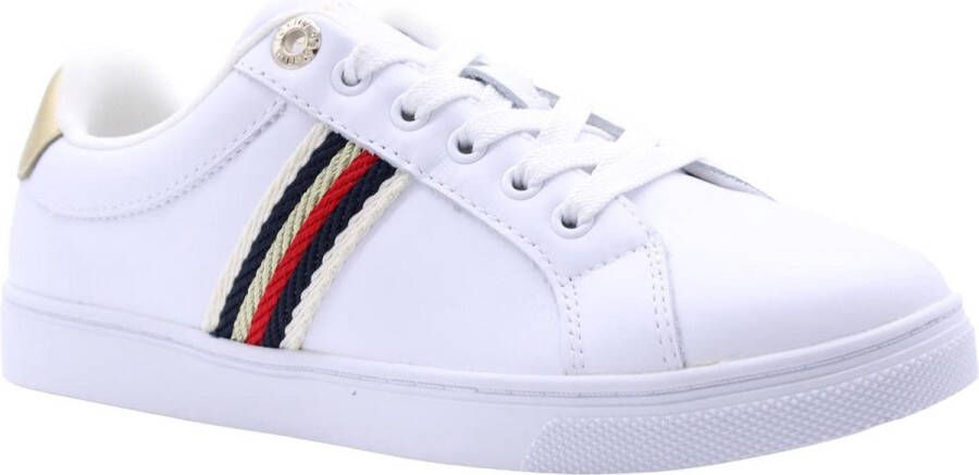 Tommy Hilfiger Corporate Webbing Sneakers Wit Vrouw