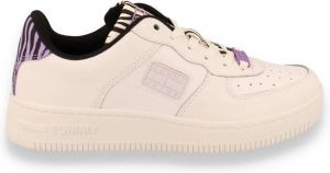 TOMMY JEANS NU 21% KORTING Sneakers met sleehak WMNS BASKET WILD ANIMAL CUPSOLE met contrastbeleg in zebra look