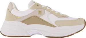 Tommy Hilfiger Chunky sneaker van leer met suède details