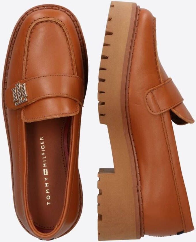 Tommy Hilfiger Dames Hardware Chunky Loafer Cognac COGNA