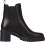 Tommy Hilfiger Chelsea boots van leermix met merkdetail in metallic - Thumbnail 3