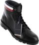Tommy Hilfiger Elevated RWB Collar Leather Boot Heren Laarzen Leer Zwart FM0FM03825 BDS - Thumbnail 1