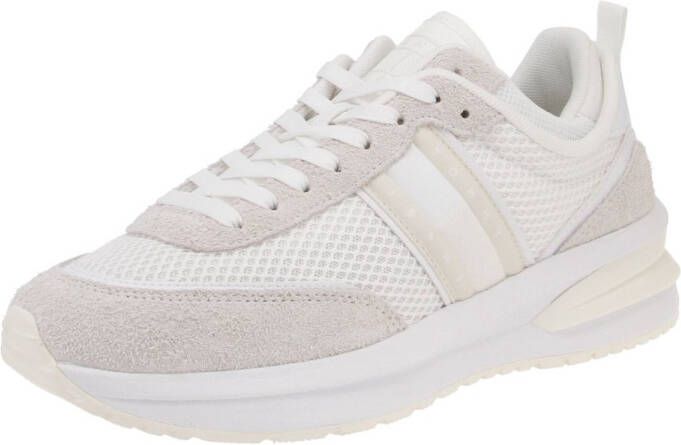 Tommy Hilfiger EM0EM01315 TJM Runner Leren Loopzool Herenschoenen YBR-Wit