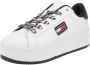 TOMMY JEANS NU 21% KORTING Plateausneakers FLATFORM WILD ANIMAL CUPSOLE met veters in zebra look - Thumbnail 9