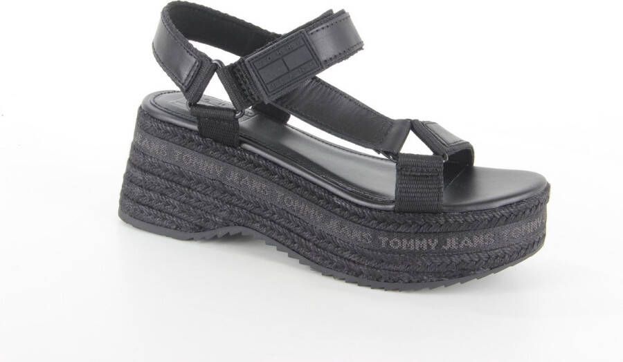 Tommy Hilfiger EN0EN01810-BDS dames sandalen sportief zwart