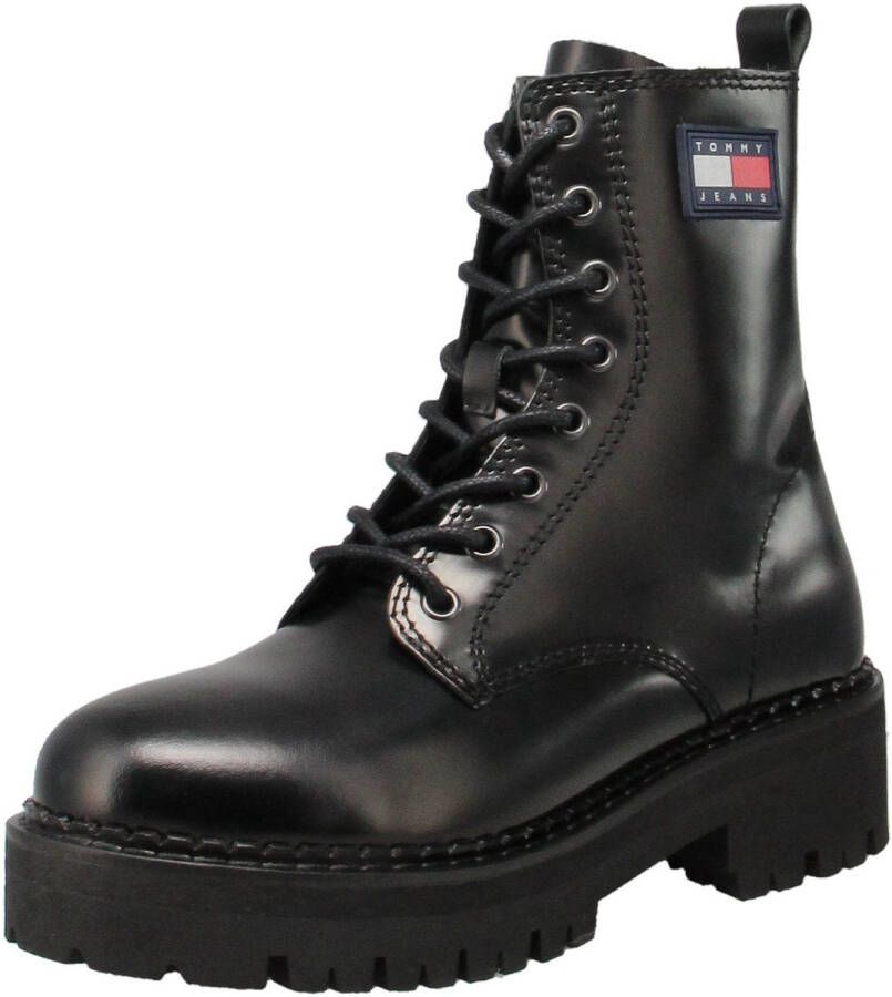 Tommy Hilfiger Veterschoenen voor vrouwen Black Dames