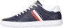 Tommy Hilfiger Sneakers ESSENTIAL LEATHER CUPSOLE met typische strepen vrijetijdsschoen lage schoen veterschoen - Thumbnail 1
