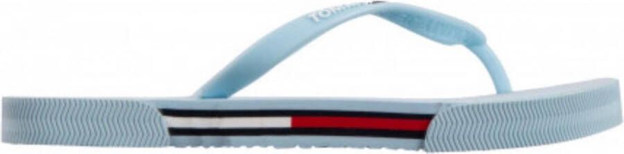 Tommy Hilfiger ESSENTIAL FLAT BEACH TEENSLIPPER DAMES Babyblauw