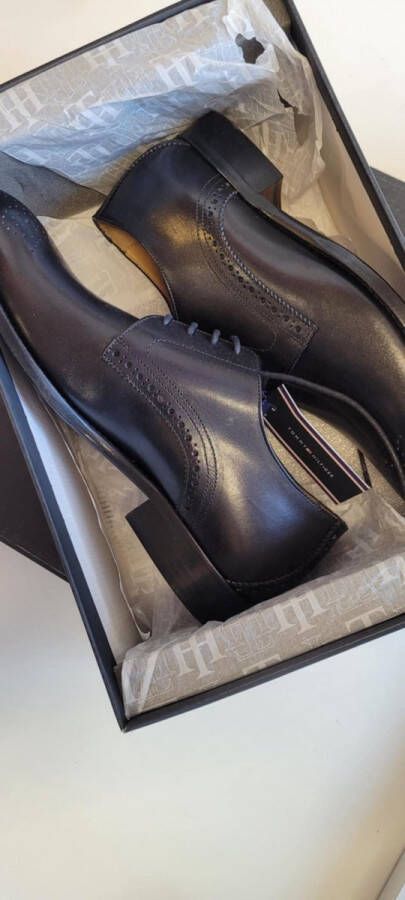 Tommy Hilfiger EXCLUSIEVE CLASSIC TAILORED SCHOENEN MET LEDEREN ZOOL (43)