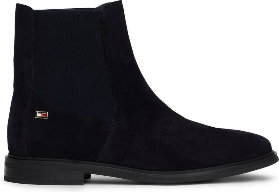 TOMMY HILFIGER Chelsea Boots Dames Flag Low Chelsea Maat: 36 Materiaal: Suède Kleur: Blauw - Foto 2