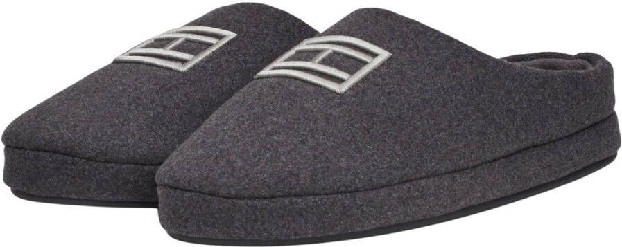 Tommy Hilfiger Pantoffels FLAG WARM FELT HOUSE SHOE casual mode slippers pantoffel instapschoen met th-borduursel
