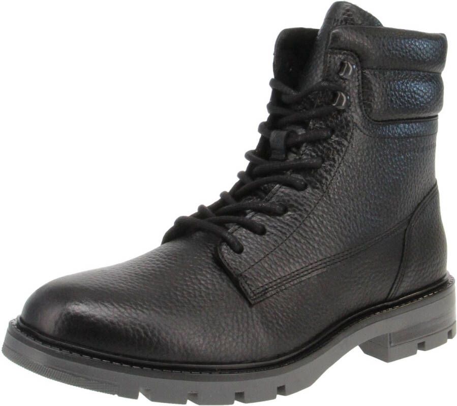 Tommy Hilfiger Winterlaarsjes WARM PADDED HILFIGER LTH BOOT met zacht verdikte rand