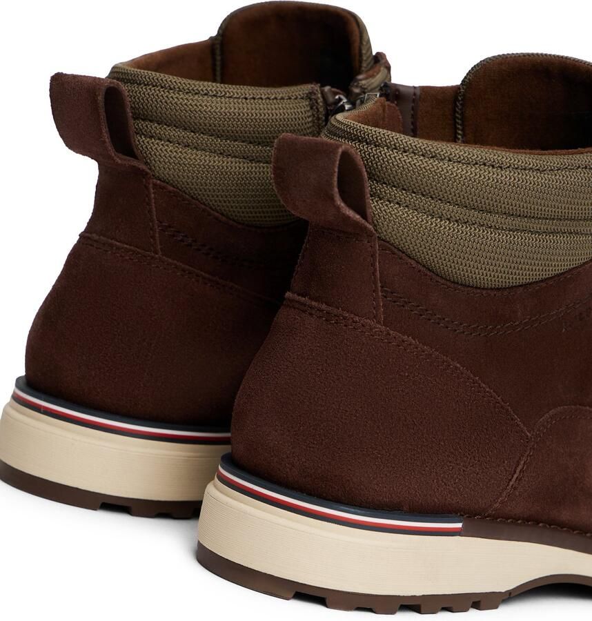 Tommy Hilfiger Corporate Suede Laarzen Bruin Man - Foto 2