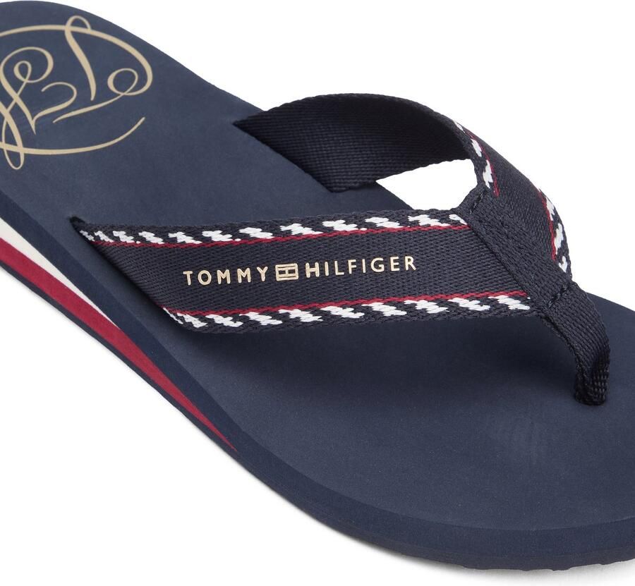 Tommy Hilfiger Webbing Beach Slippers Blauw Vrouw - Foto 2