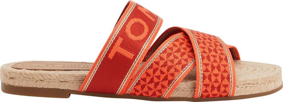 Tommy Hilfiger FW0FW06307 Tommy Webbing Flat Espadrille Q1