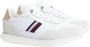 Tommy Hilfiger Sportieve Vetersneakers Wit Geborduurd Logo White Dames - Thumbnail 1