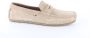 Tommy Hilfiger TH Heren Mocassin Casual Hilfiger Suede Driver Beige - Thumbnail 1