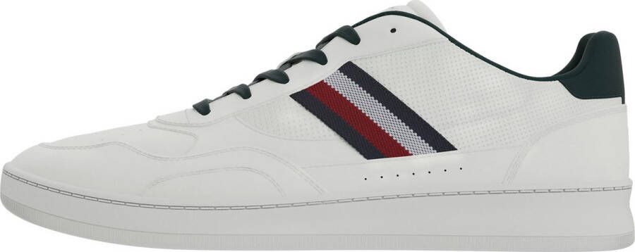 Tommy Hilfiger Heren Retro Court Sneakers Ecru