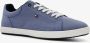 Tommy Hilfiger Blauwe Essential Chambray Vulc Lage Sneakers - Thumbnail 2