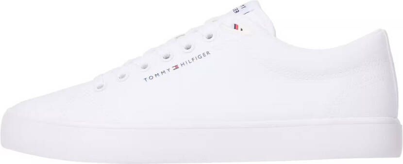 Tommy Hilfiger Sneakers TH HI VULC LOW CORE CANVAS vrijetijdsschoen lage schoen veterschoenen met zacht gepolsterde schacht