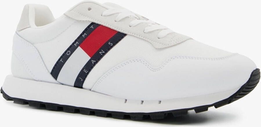 Tommy Jeans Witte sneakers voor heren van Tommy Hilfiger White Heren