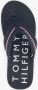 Tommy Hilfiger Teenslippers WEB BEACH SANDAL dianette zomerschoen badslipper met logo-opschrift - Thumbnail 1