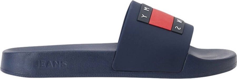 Tommy Hilfiger Jeans Pool Slide Heren Slippers Blauw