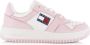 TOMMY HILFIGER Retro Basket wmn Roze Leer Lage sneakers Dames - Thumbnail 1
