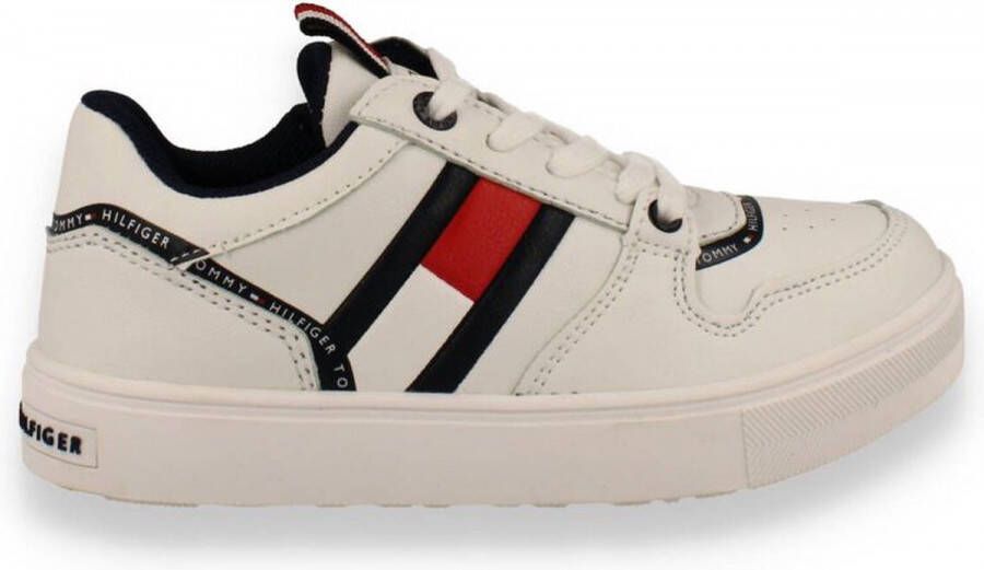 Tommy Hilfiger jongens sneaker wit