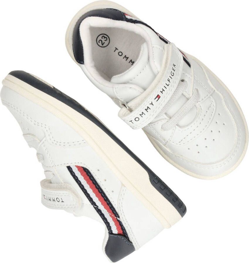 Tommy Hilfiger Klittenband Sneaker Jongens Wit