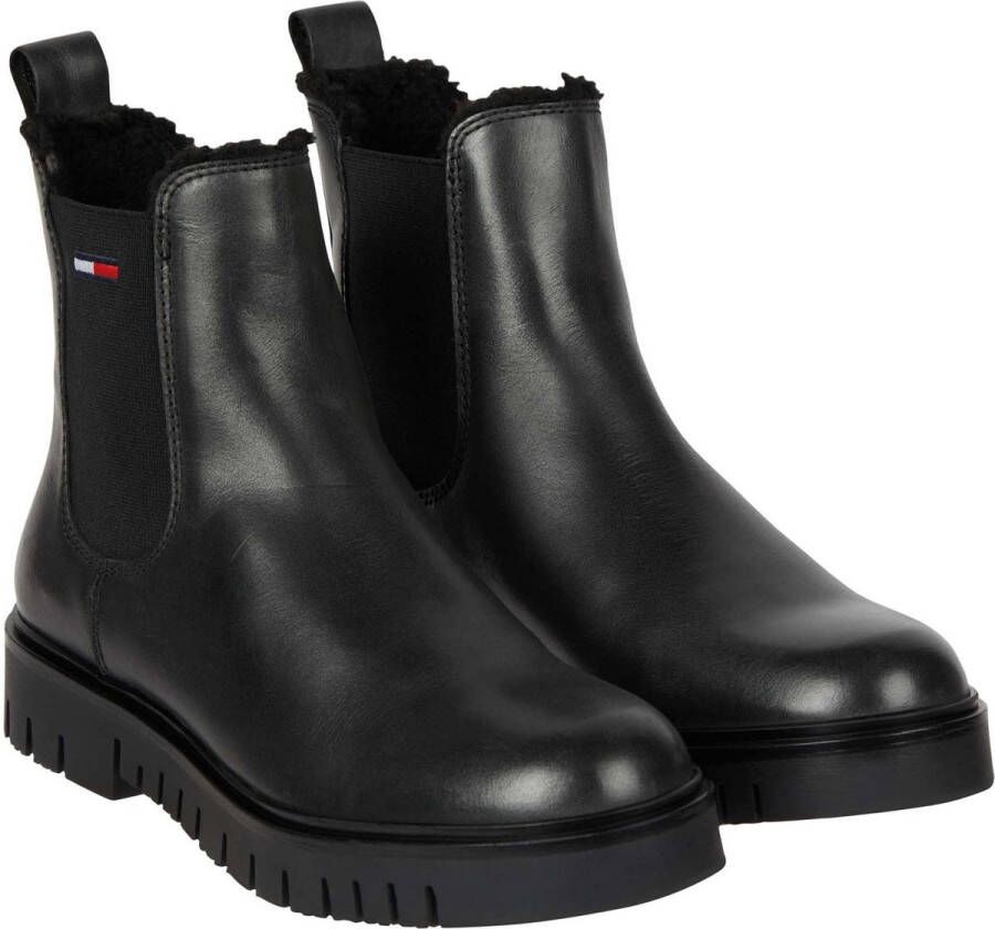 Tommy Jeans Chelsea boots met labeldetails model 'WARMLINED CHELSEA BOOT'