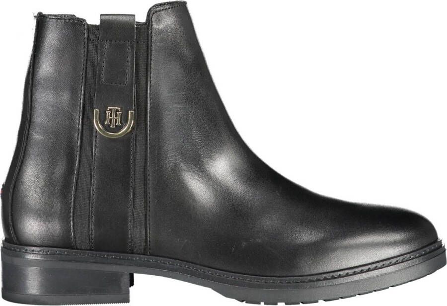 Tommy Hilfiger Hardware On Belt Flat Boot FW0FW05967 BDS Vrouwen Zwart Chelsea laarzen - Foto 4