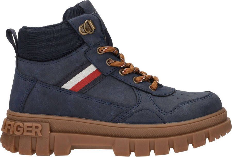 Tommy Hilfiger Michigan Veterboot Jongens Blauw