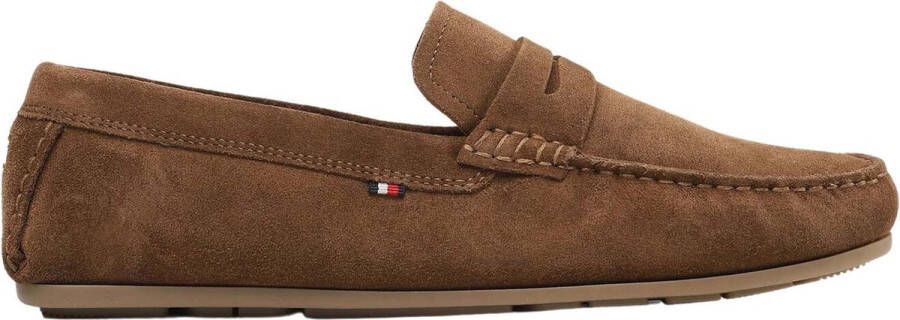 Tommy Hilfiger Casual Suede Driver loafers Brown Heren
