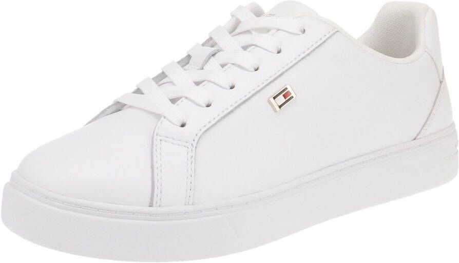 Tommy Hilfiger Sportieve Veterschoenen met Contrastdetails White Heren