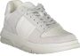 Tommy Hilfiger Sportieve witte vetersneakers met contrastdetails White Heren - Thumbnail 1