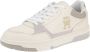 Tommy Hilfiger Sportieve Beige Vetersneakers met Contrastdetails Beige Heren - Thumbnail 1