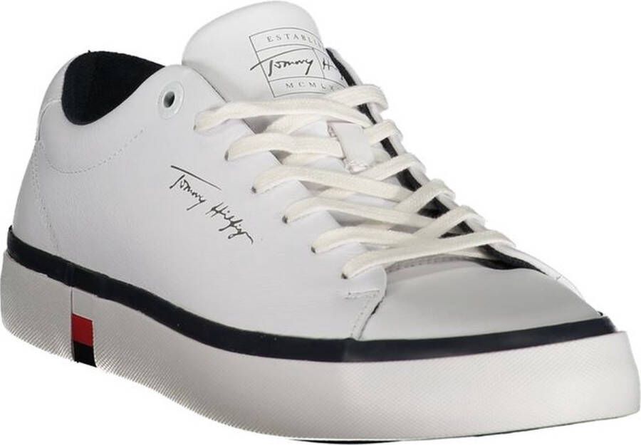 Tommy Hilfiger Polyester Sneaker Met Contrasterende Details En Logo