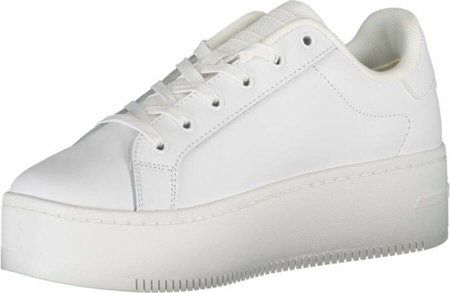 TOMMY JEANS Plateausneakers TJW FLATFORM ESS vrijetijdsschoen halfschoen veterschoen met gepolsterde schacht - Foto 2