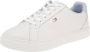 Tommy Hilfiger Witte polyester sneakers met veters contrastdetails logo White Dames - Thumbnail 1