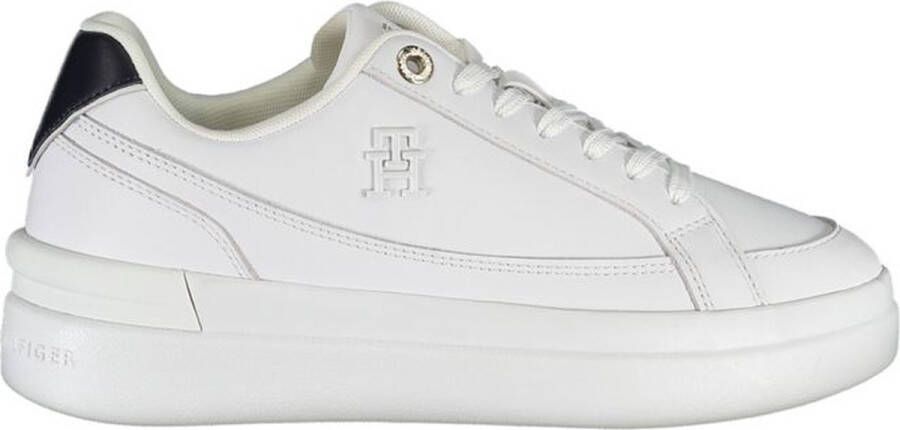 Tommy Hilfiger Polyester Vetersneaker Met Contrasterende Details