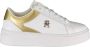 Tommy Hilfiger Polyester Vetersneaker Met Contrasterende Details En Sleehakzool - Thumbnail 9