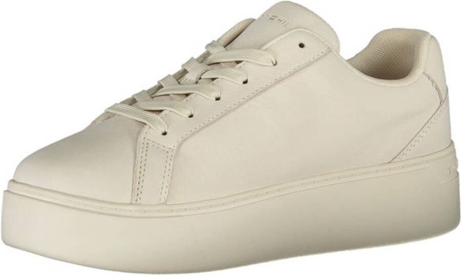 Tommy Hilfiger Beige Court Sneaker voor Vrouwen Beige Dames