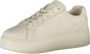 TOMMY HILFIGER Lage Sneakers Dames Platform Court Maat: 37 Materiaal: Leer Kleur: Beige - Thumbnail 1
