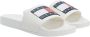 TOMMY JEANS Slippers FLAG POOL SLD ESS zomerschoen slippers met gekleurde logovlag - Thumbnail 1