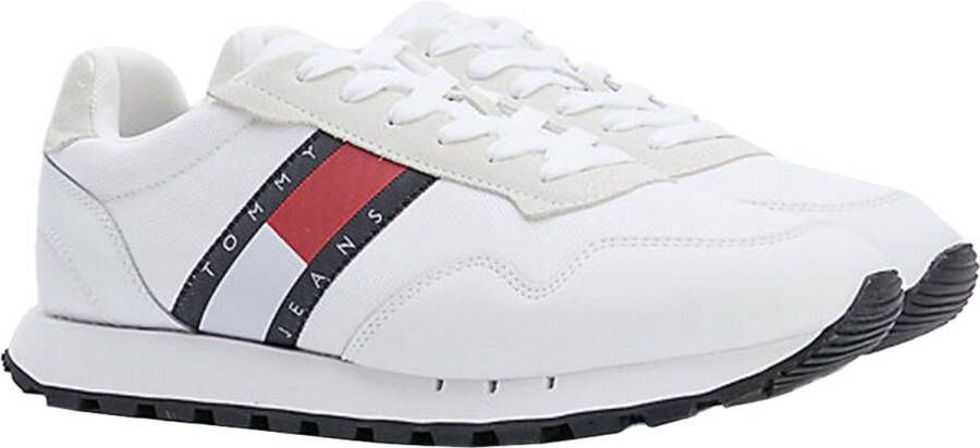 Tommy Jeans Witte sneakers voor heren van Tommy Hilfiger White Heren