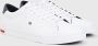 Tommy Hilfiger Sneakers ESSENTIAL LEATHER DETAIL VUL met contrastafwerking vrijetijdsschoen lage schoen veterschoen - Thumbnail 1