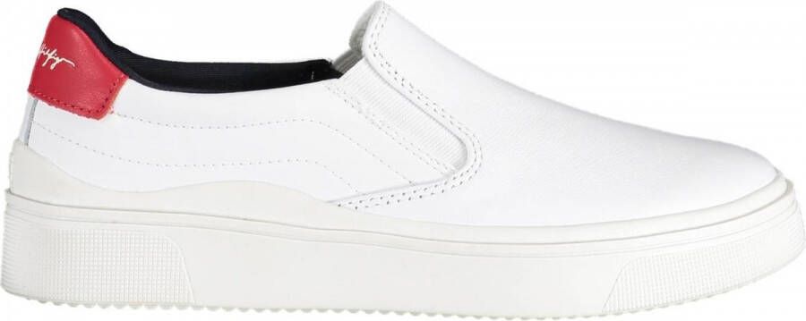 TOMMY JEANS Plateausneakers TJW RETRO BASKET FLATFORM ESS met logo-tekst in de zool vrijetijdsschoen lage schoen veterschoen - Foto 14